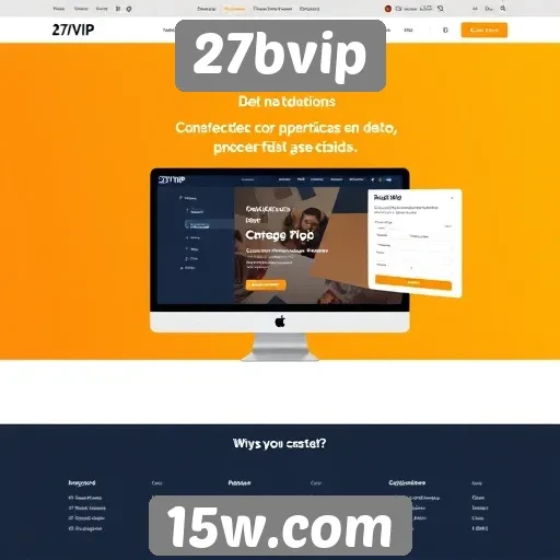 Interface do site 27bvip é intuitiva